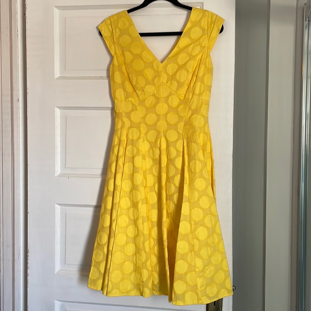 Yellow Calvin Klein dress size 8